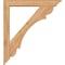 Ekena Millwork Olympic Traditional Smooth Bracket w/ Offset Brace, Western Red Cedar, 5 1/2"W x 34"D x 38"H BKT0604X34X38OLY01SWR - alternate 4